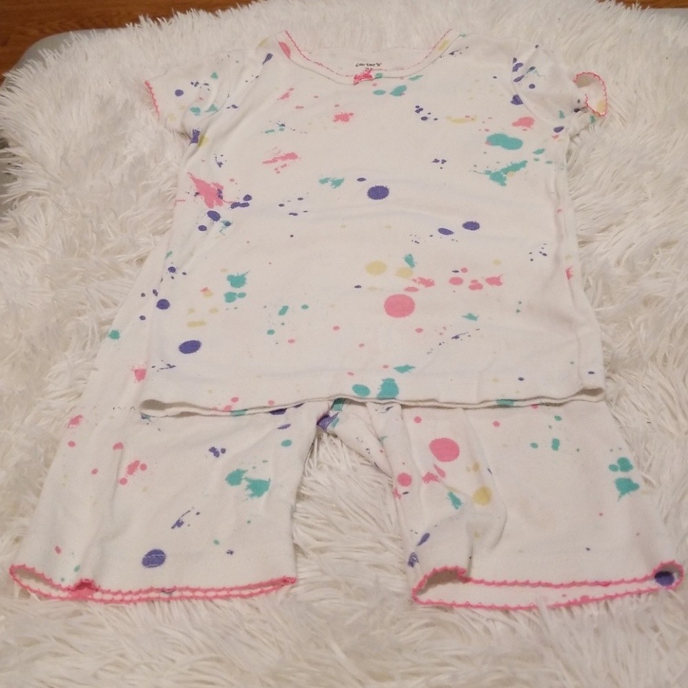 4 Piece girls carters pjs set - Picture 3 of 3